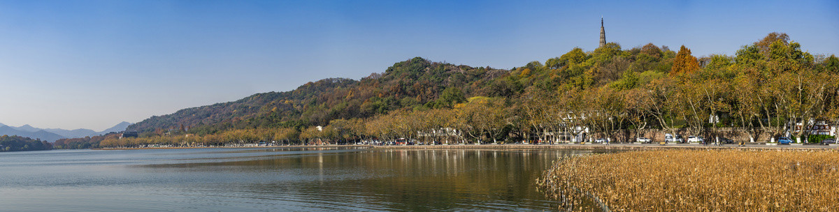 西湖北山路高清宽幅