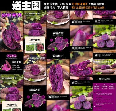 新鮮紫薯詳情
