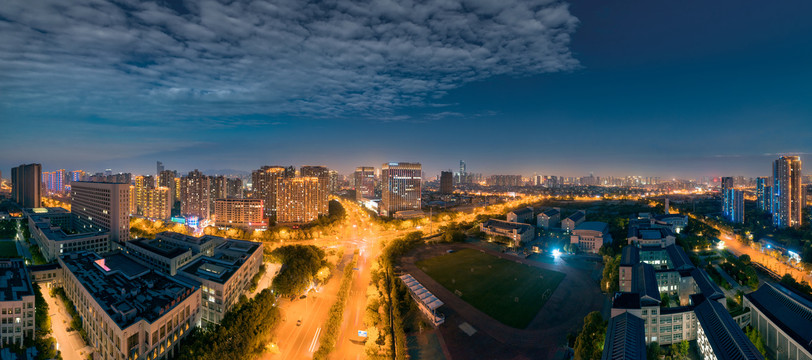 无锡城市公路夜景