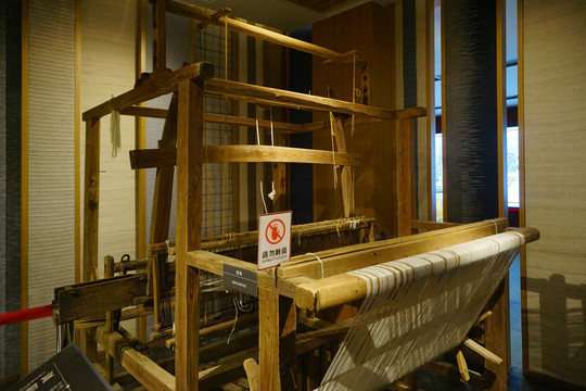 湖南浏阳夏布及织造木制机械