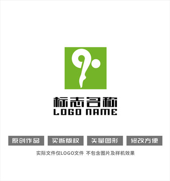 舞蹈标志运动健身logo