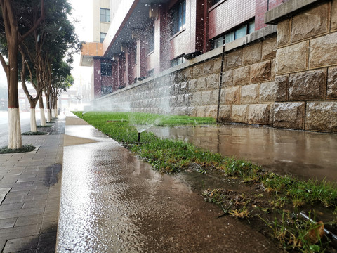 节水灌溉喷淋系统