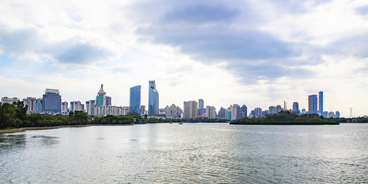 厦门南湖公园全景