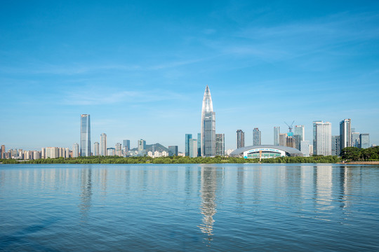 深圳湾后海天际线