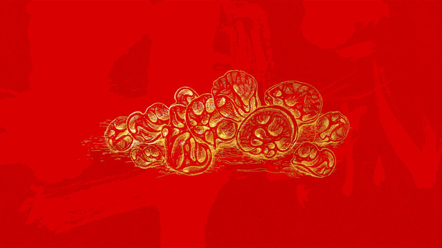 商洛木耳插畫