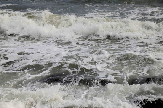 海浪特写