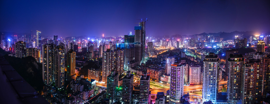 贵州贵阳市南明区夜景