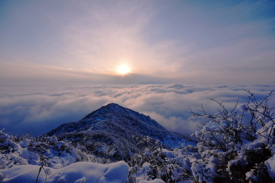 绵阳千佛山风光