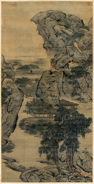 閻次平四樂圖