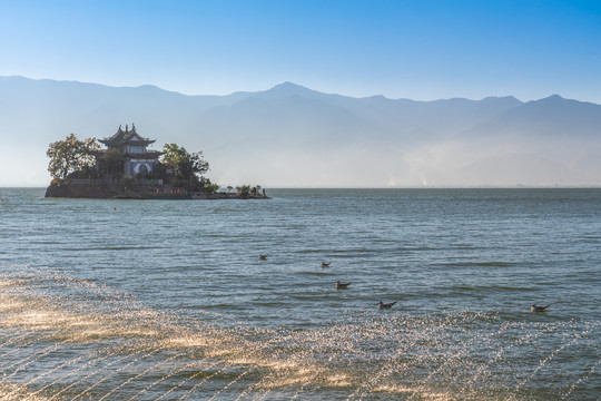 云南大理普陀岛的风景