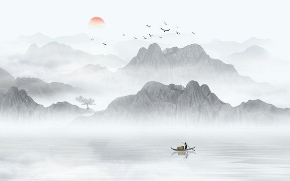 意境山水畫