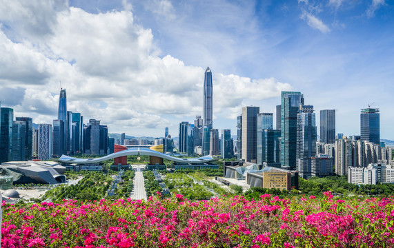 深圳市民中心鸟瞰