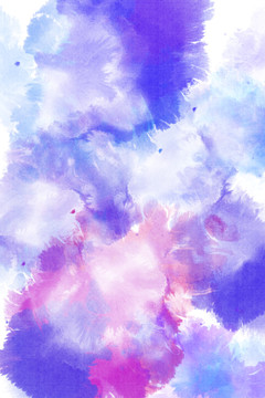 水彩创意梦幻紫色背景