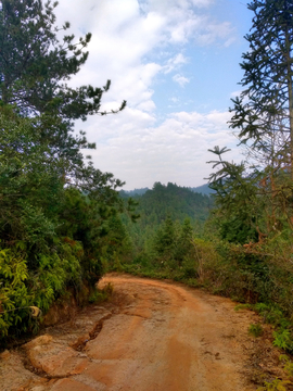 山间泥巴路