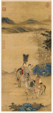 王振鵬明妃出塞圖