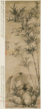 顧定之清風(fēng)吹竹圖高清