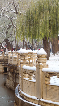 冬天故宫雪景雪后的北京故宫