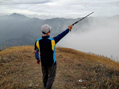 大南山登山者