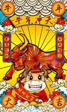 國(guó)潮牛年
