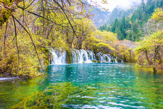 九寨沟美景