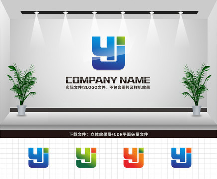 YJ字母LOGO