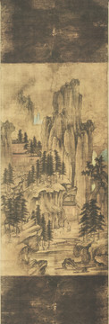 荊浩深山隱士圖