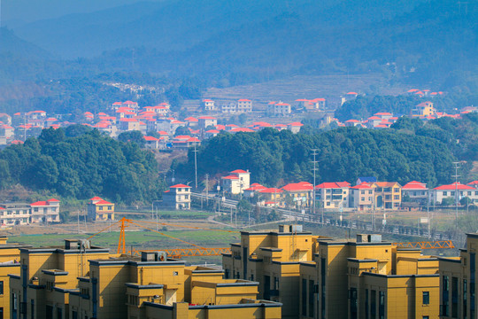 乡村全景农村全景