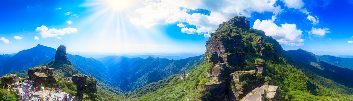 贵州梵净山航拍风光