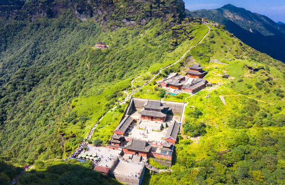 贵州梵净山航拍风光