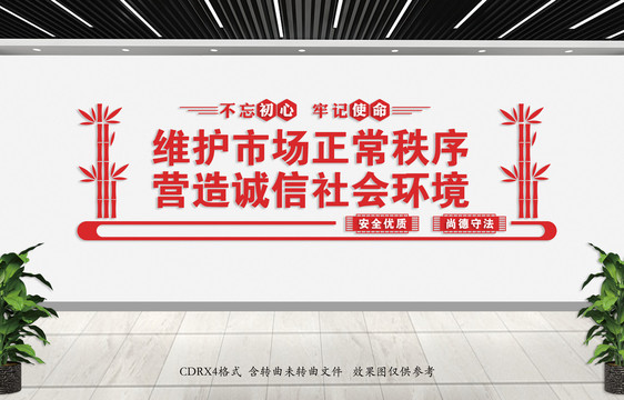 市場監(jiān)管文化墻