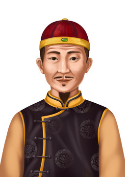 古代掌柜人物繪畫
