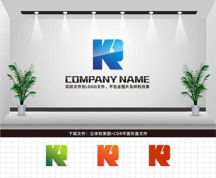 KR字母LOGO