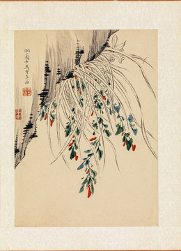 馬守真幽蘭圖