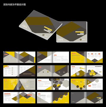 優(yōu)雅簡(jiǎn)約企業(yè)畫(huà)冊(cè)ai設(shè)計(jì)模板