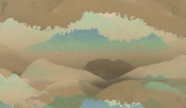 高端時(shí)尚山水背景墻