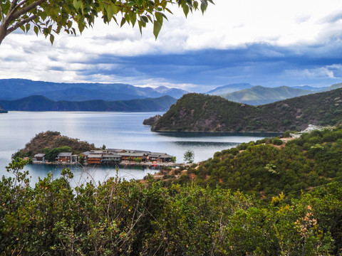 四川泸沽湖风光