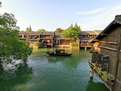 江南水鄉古鎮景色
