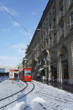 冬日瑞士街头