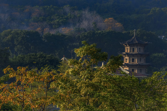 福建莆田广化寺秋色