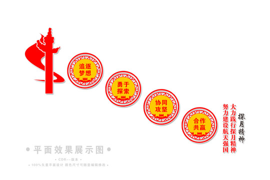 樓梯樓道探月精神