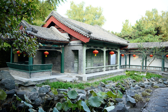 北京大观园古建筑