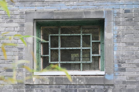 古建筑竹窗