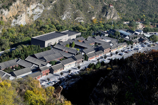 仿古建筑鸟瞰