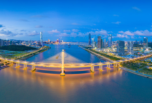 珠海横琴大桥夜景