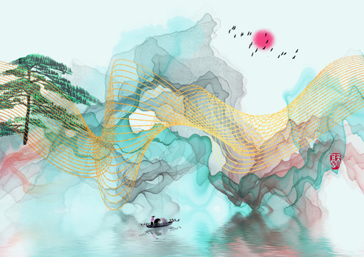 山水畫2