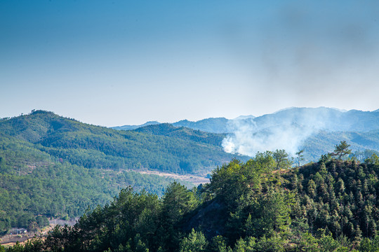 山火