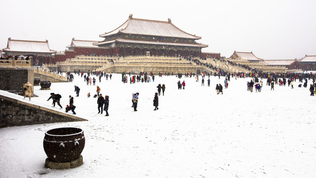 故宫雪景