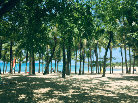 海南三亚小东海海边景色