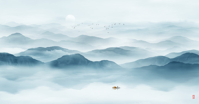 水墨山水