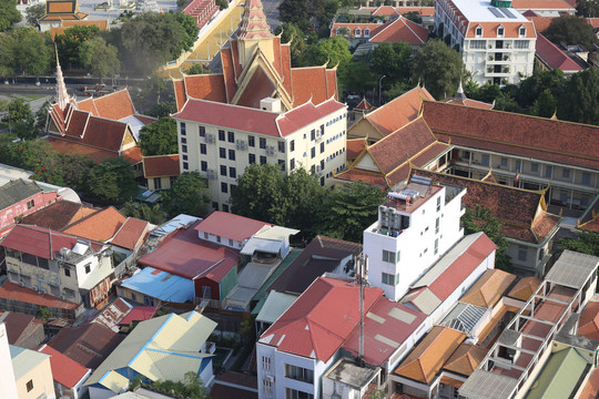 柬埔寨市中心建筑